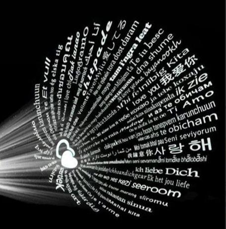 "I Love You" Projection 100 Languages Necklace