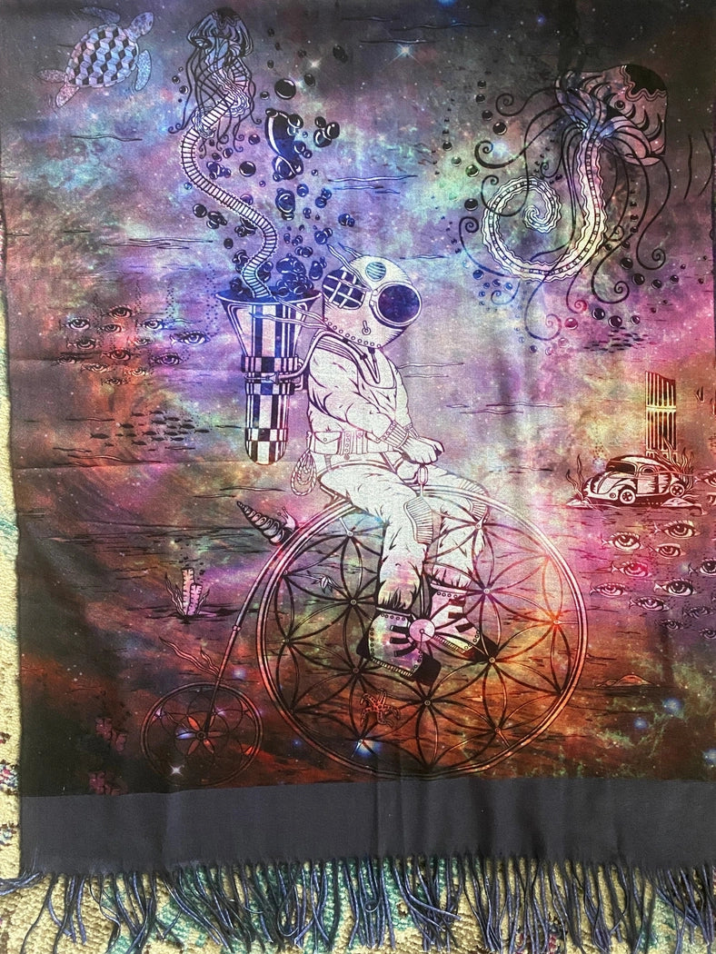 Penny Farthing Pashmina