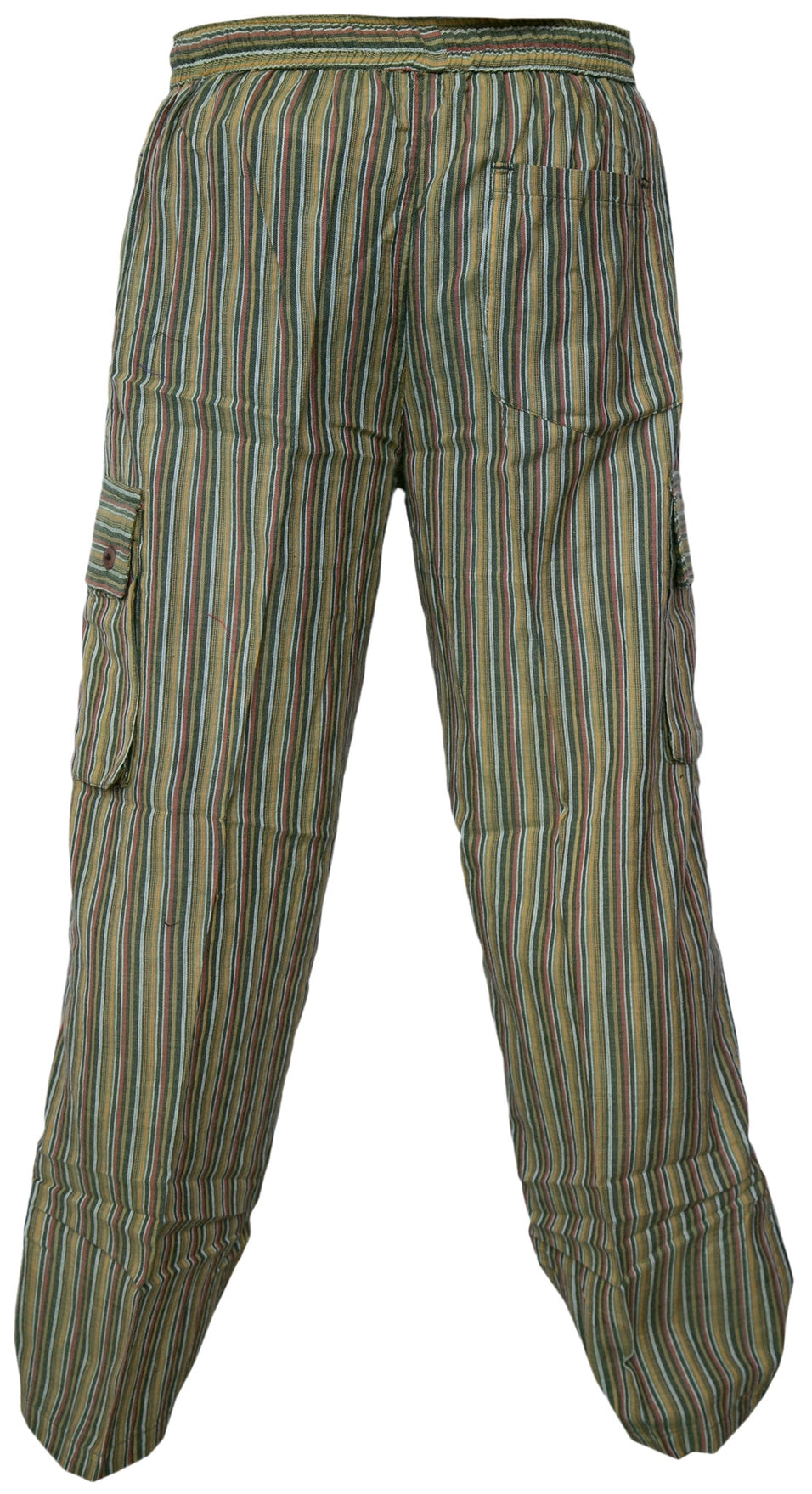 Striped Cargo Lounge Cotton Loose Pants - COMING SOON