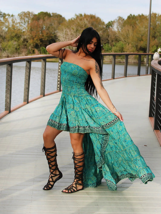 High Low Boho Summer Dress