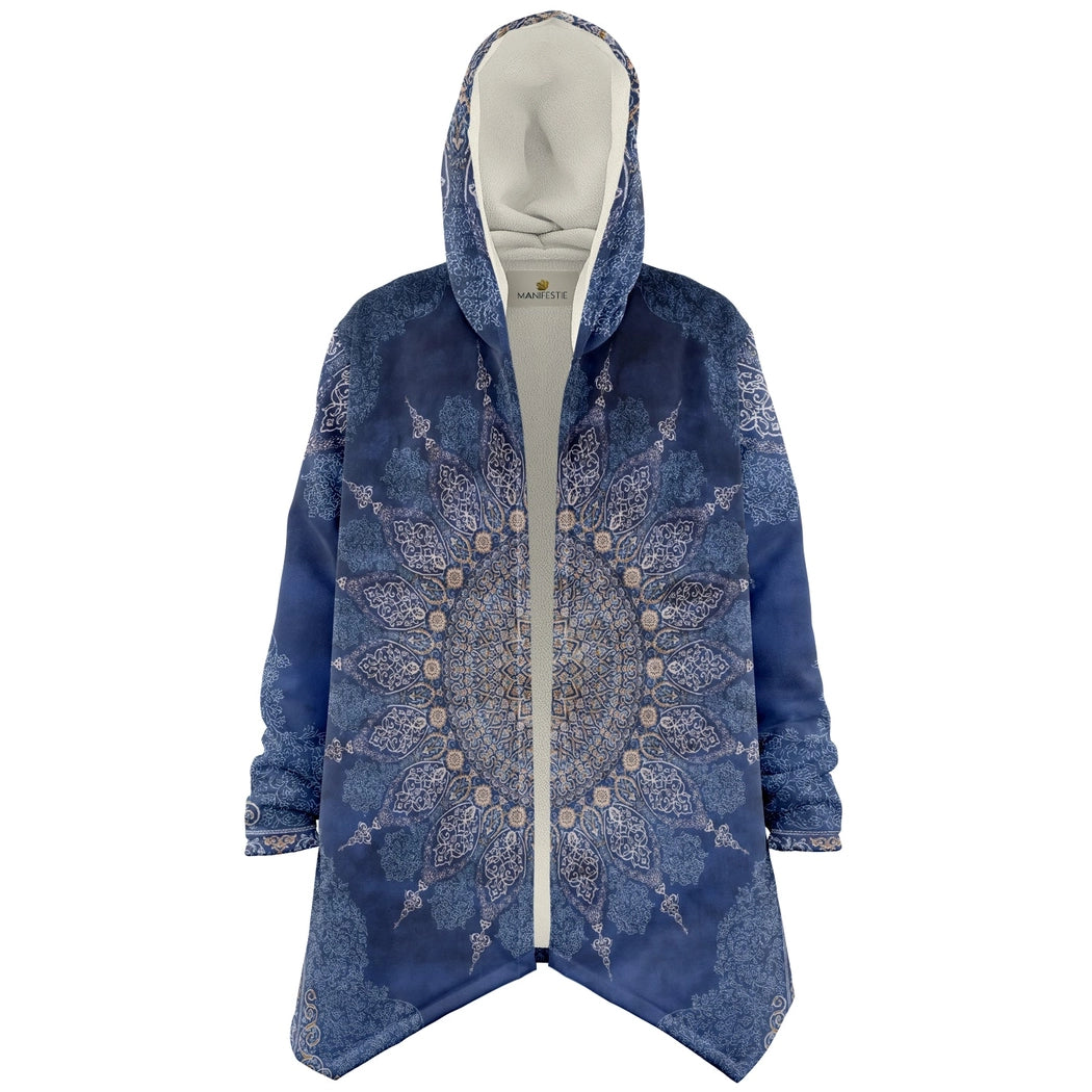 Radial Blue Persian Carpet Cuddle Cloak