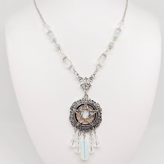 Gothic Mystery Hexagram Necklace