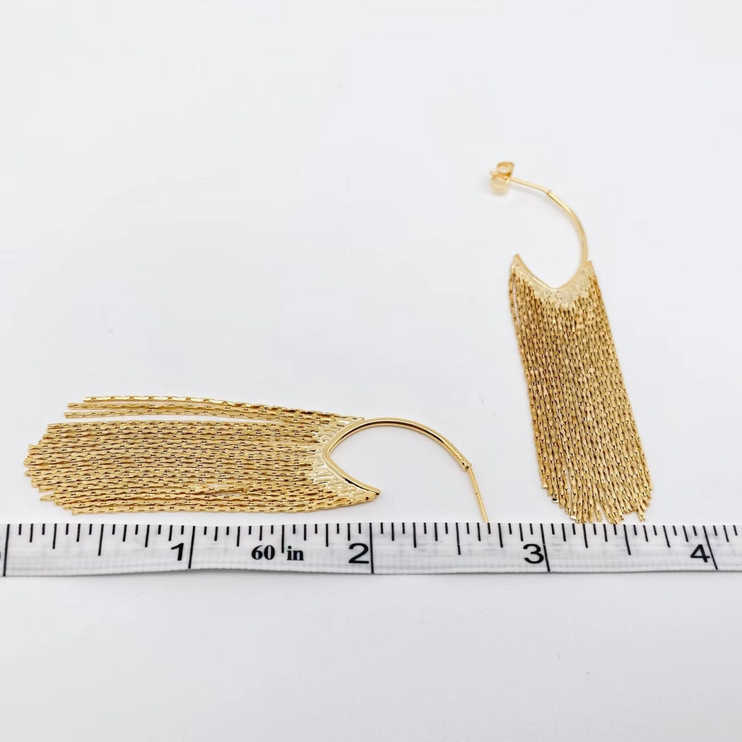 18K GOLD PLATED TASSEL CHAIN