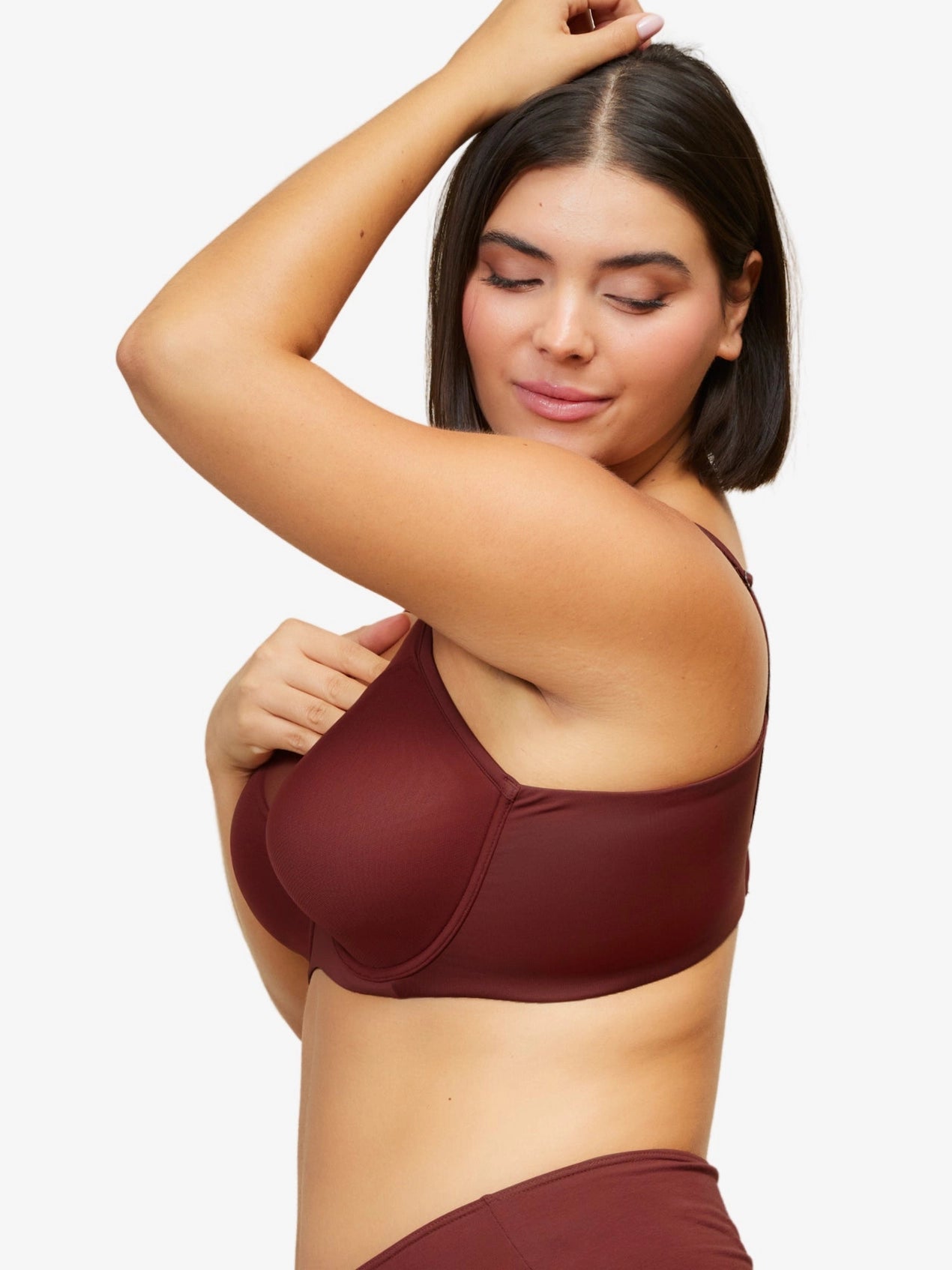 The Jolene Red Perfect Plunge Underwire Bra