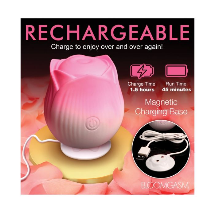 Bloomgasm Pulsing Petals Throbbing Rose Stimulator